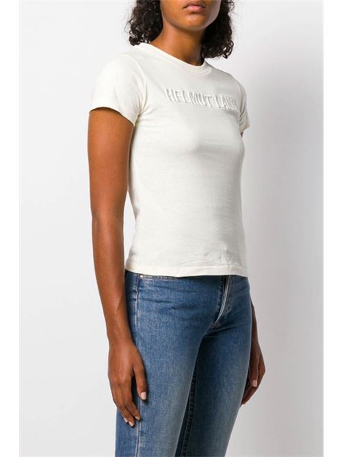 T-shirt con logo ricamato HELMUT LANG | J06DW502Q5P